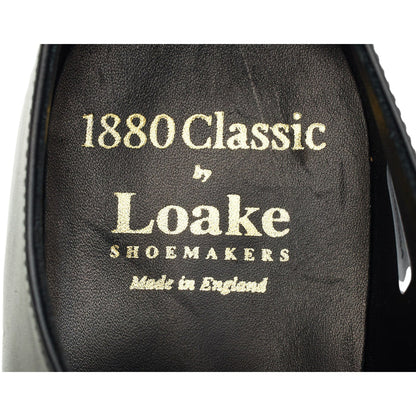 1880 'Medway' Black Leather Monk Strap UK 7.5 F