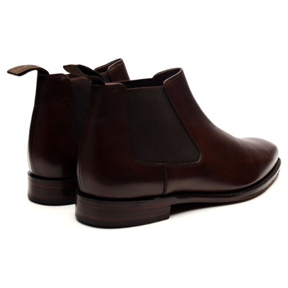 1880 'Nene' Dark Brown Leather Chelsea Boots UK 9 F