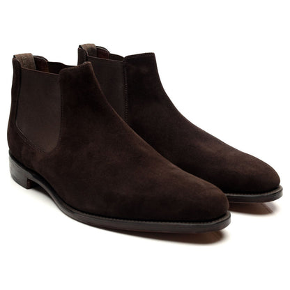 1880 ' Nene' Dark Brown Suede Boots UK 11 F