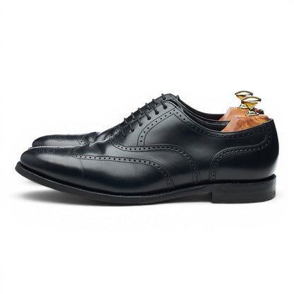 1880 'Savoy' Black Leather Oxford Brogues UK 7 F
