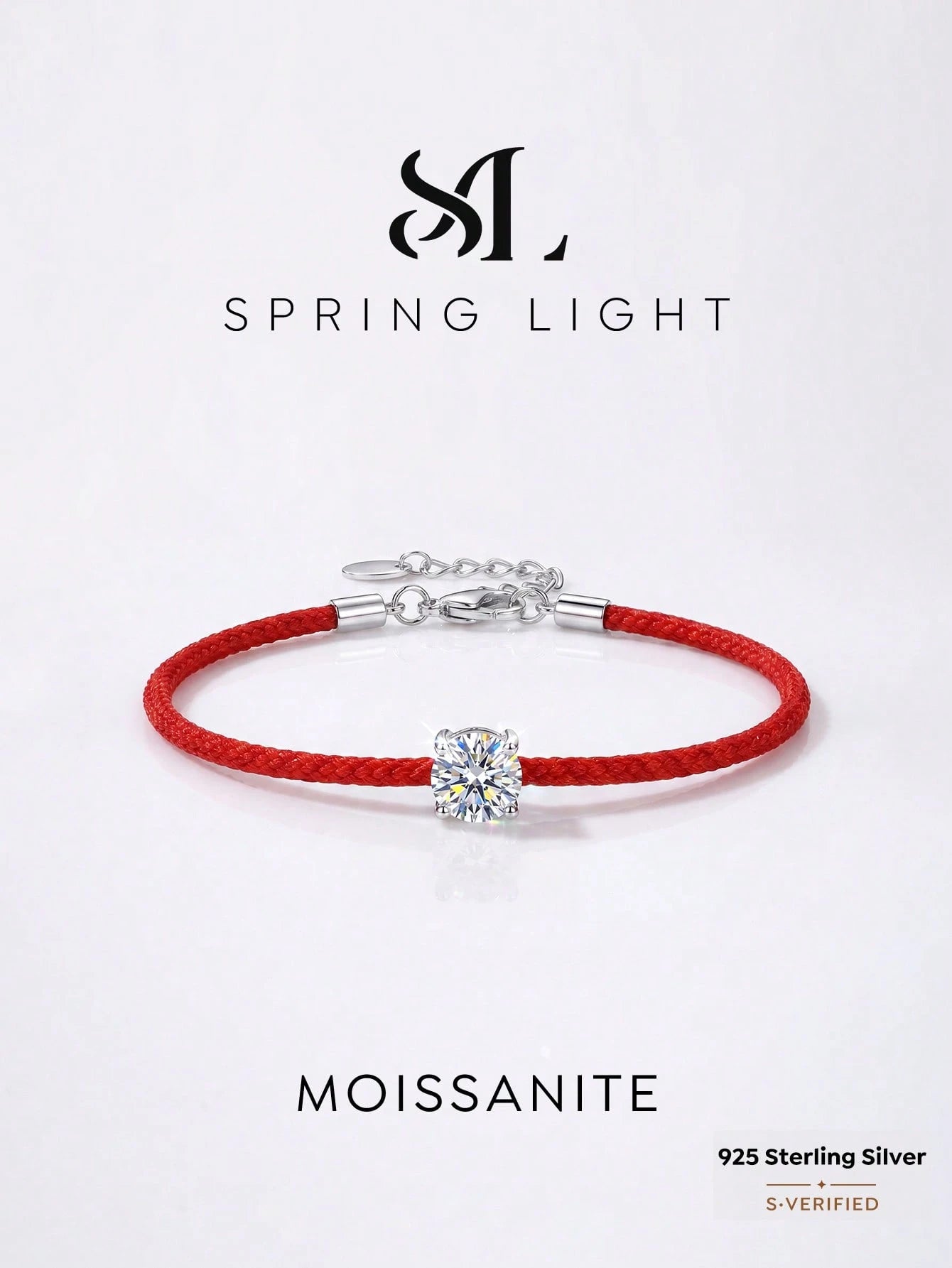 1pc 0.5 Carat Four-Claw Moissanite Bracelet, Crafted In Pure Silver (S925), Exuding Elegant Luxury. A Perfect Choice For Engagement, Wedding, Best Friend's Birthday, Anniversary, And Bridal Jewelry.