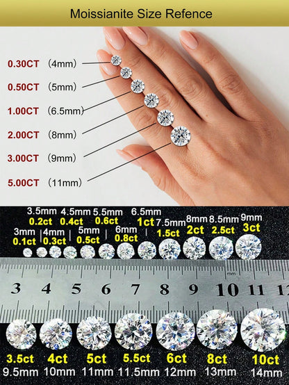 1pc 0.5 Carat Four-Claw Moissanite Bracelet, Crafted In Pure Silver (S925), Exuding Elegant Luxury. A Perfect Choice For Engagement, Wedding, Best Friend's Birthday, Anniversary, And Bridal Jewelry.