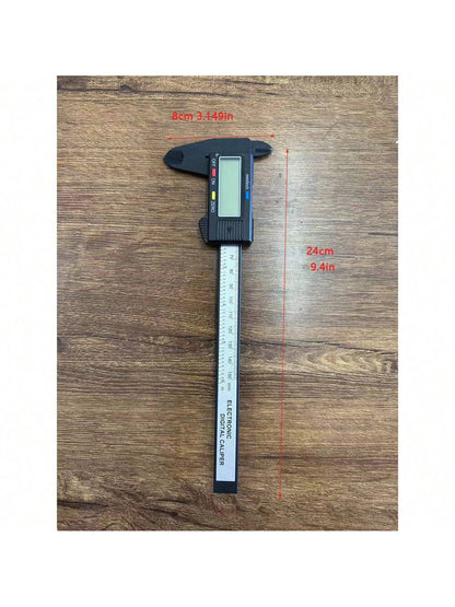 1pc 0- 6"/ 0- 150mm Digital Caliper Measuring Tool Electronic Micrometer Caliper Electronic Digital Caliper Carbon Fiber Dial Vernier Caliper Gauge Micrometer Measuring Tool Digital Ruler