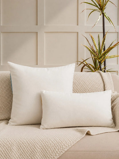 1pc/2pcs Boho Tufted Abstract Botanical Water-Drop Cushion Cover, Coastal Blue Mustard Ivory Pillow Case, Hidden Zipper, All Season Decorative Pillowcase (No Insert) For Sofa Bedroom Living Room Beach