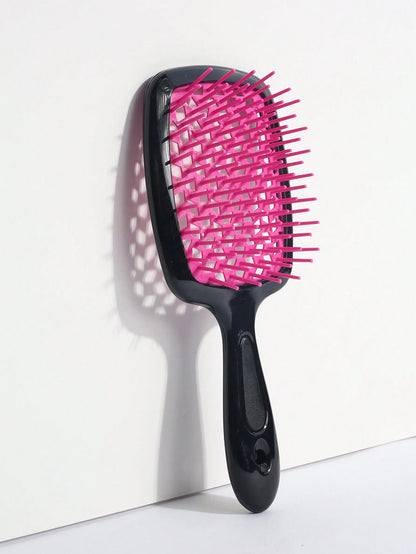 1pc/2pcs Hairbrush Set, Breathable Wet & Dry Use Brush, Easy Detangling For Curly Hair, Lightweight & Portable, Suitable For All Hair Types. This Hairbrush Set Includes: Hairbrush, Comb, Hair Accessor