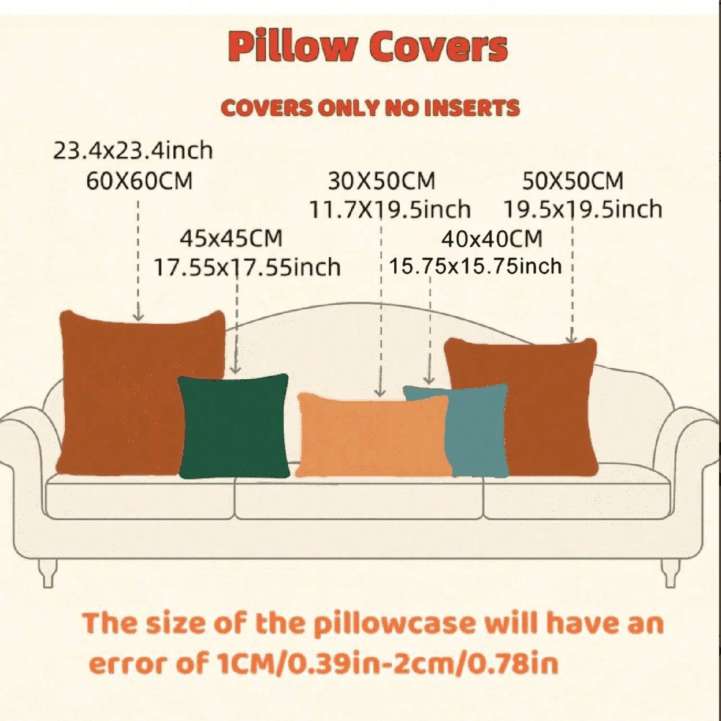 1pc/2pcs Pink Luxury Pillowcase, Bohemian Style Decorative Textured Coarse Linen Fabric, Rugged Linen Craftsmanship, Suitable For Sofa, Living Room, Bedroom, Floor, Bench, Car, Office, Cafe And Other