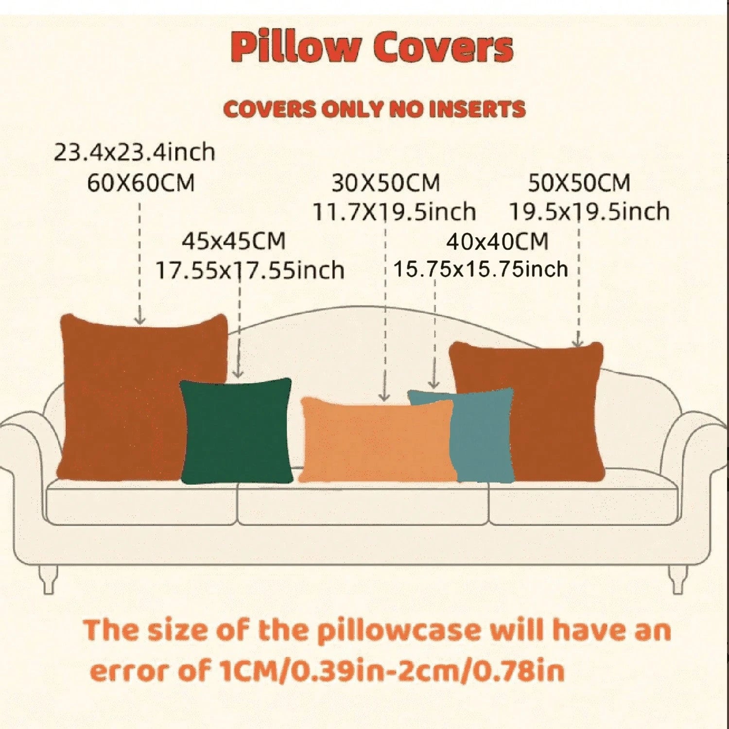 1pc/2pcs Pink Luxury Pillowcase, Bohemian Style Decorative Textured Coarse Linen Fabric, Rugged Linen Craftsmanship, Suitable For Sofa, Living Room, Bedroom, Floor, Bench, Car, Office, Cafe And Other