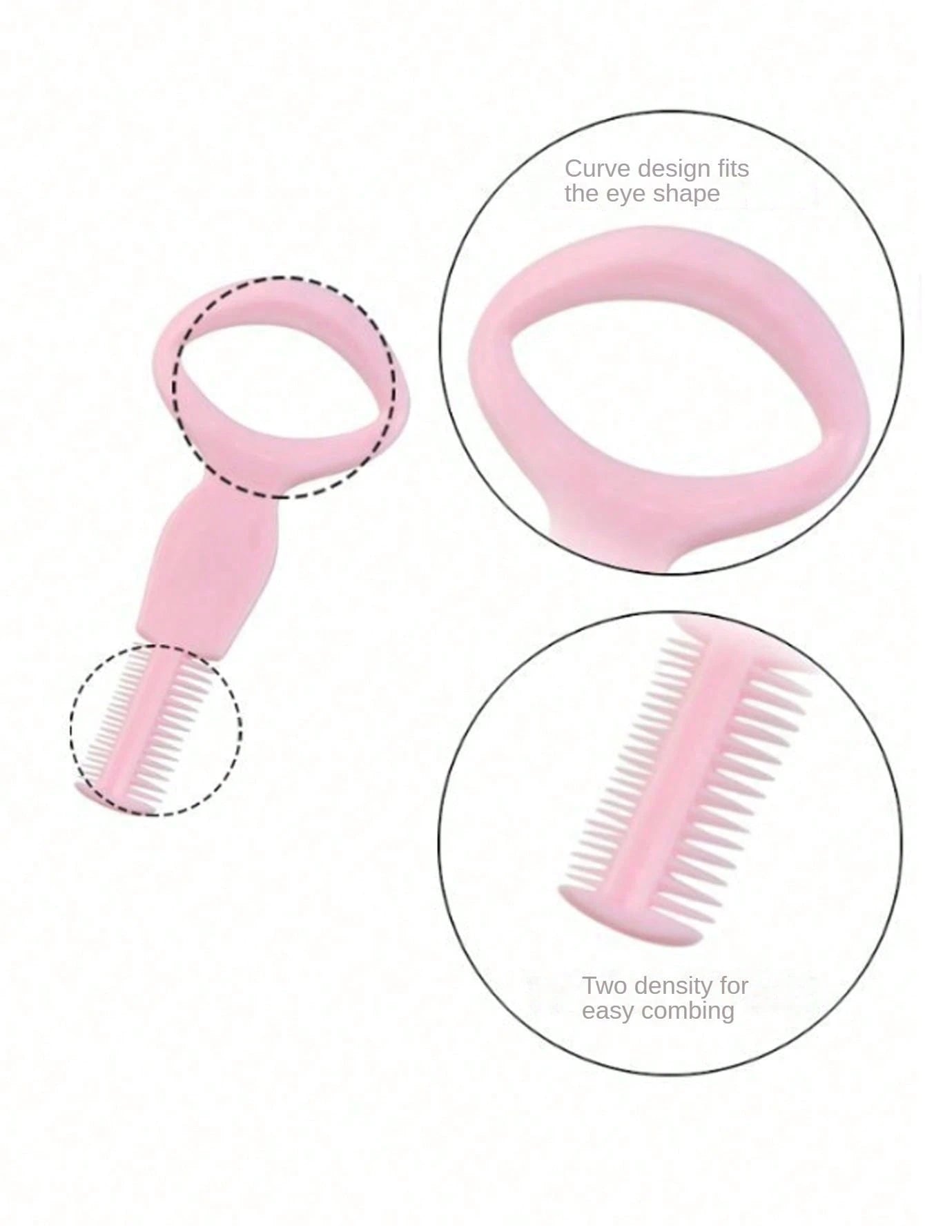 1pc 3-In-1 Magical Multifunctional Mascara Comb Tool, Reusable, Helps Create Perfect Lashes And Eyeliner