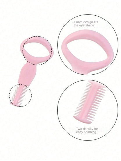 1pc 3-In-1 Magical Multifunctional Mascara Comb Tool, Reusable, Helps Create Perfect Lashes And Eyeliner