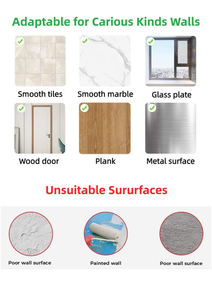 1pc/3pcs/6pcs Acrylic Transparent Razor Hooks, Bathroom Razor Holder Without Drilling, Includes Crush-Proof Packaging Box