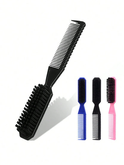 1pc/3pcs Kids Double-Sided Styling Comb 2-In-1 Hair Brush For Baby & Children Hair Styling, Home Use