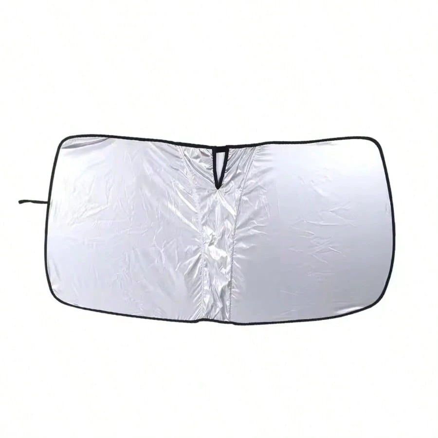 1pc 55.1 Inches Car Sunshade, Heat Insulation Windshield Sun Shade, Car Sun Protection Window Curtain, Summer Car Heat Insulation Sun Shade, Foldable And Universal