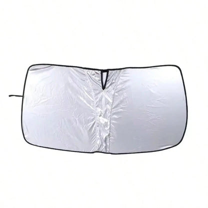 1pc 55.1 Inches Car Sunshade, Heat Insulation Windshield Sun Shade, Car Sun Protection Window Curtain, Summer Car Heat Insulation Sun Shade, Foldable And Universal