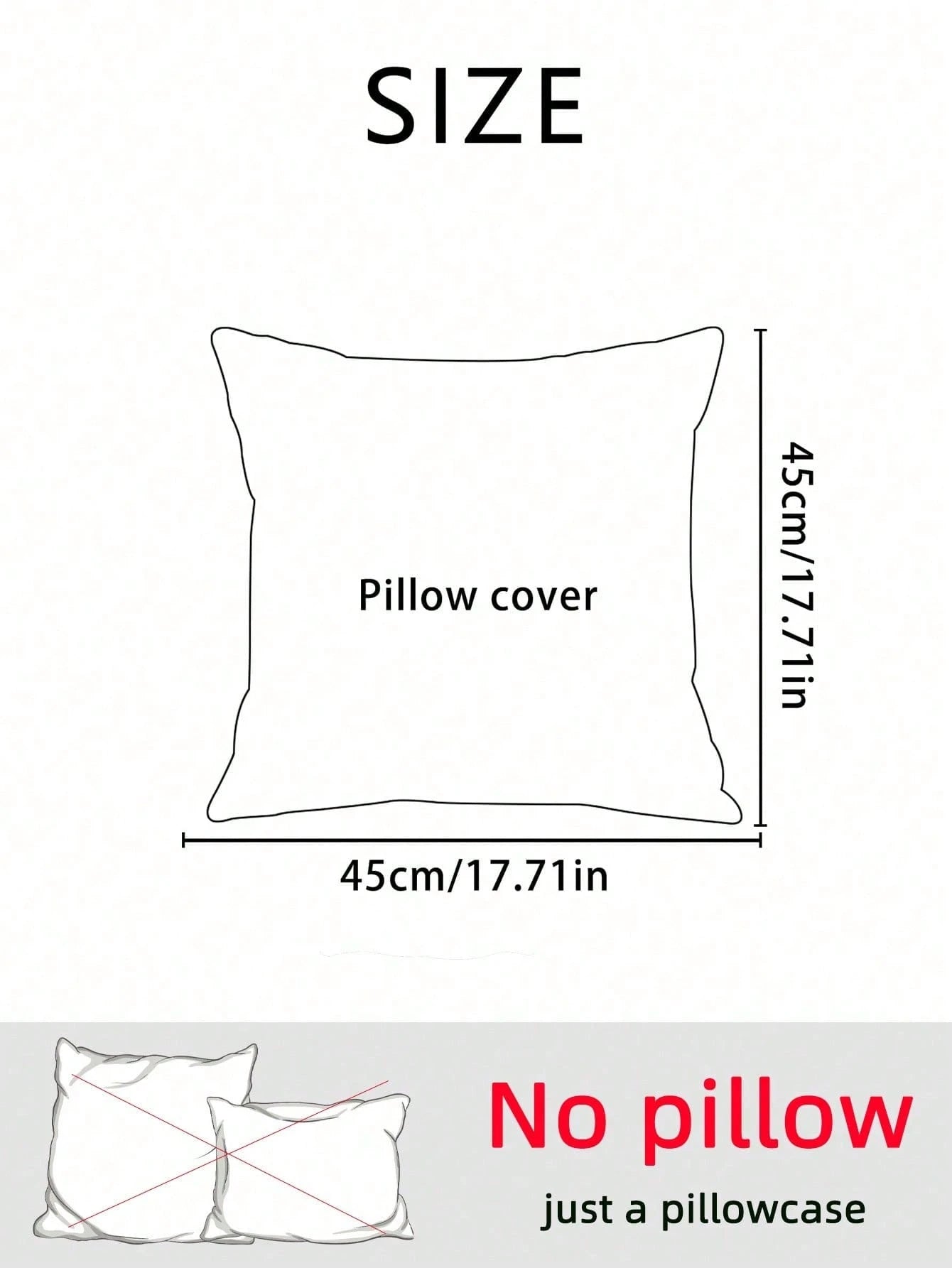 1pc Autumn/Winter Halloween Ghost Theme Cushion Cover, Cute Little Ghost Pattern Pillowcase, Soft Decor For Homestay Bedroom Party, Invisible Zipper, Machine Washable, Holiday Atmosphere Sofa Decorati