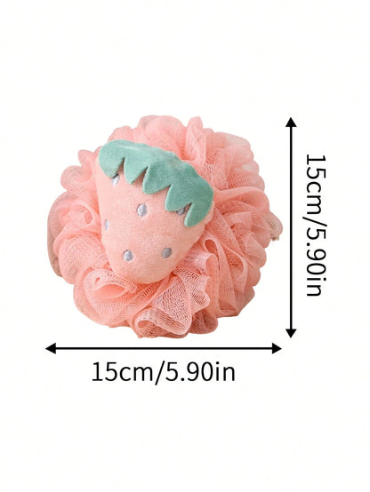 1pc Baby Bath Accessories- Exfoliating Washcloth, 2-In-1 Soft Scrub Sponge, Non-Slip Baby Bath Glove, Thick Hanging Design, Soft & Non-Shedding Bath Sponge, 2-In-1 Double-Sided Baby Bath Towel