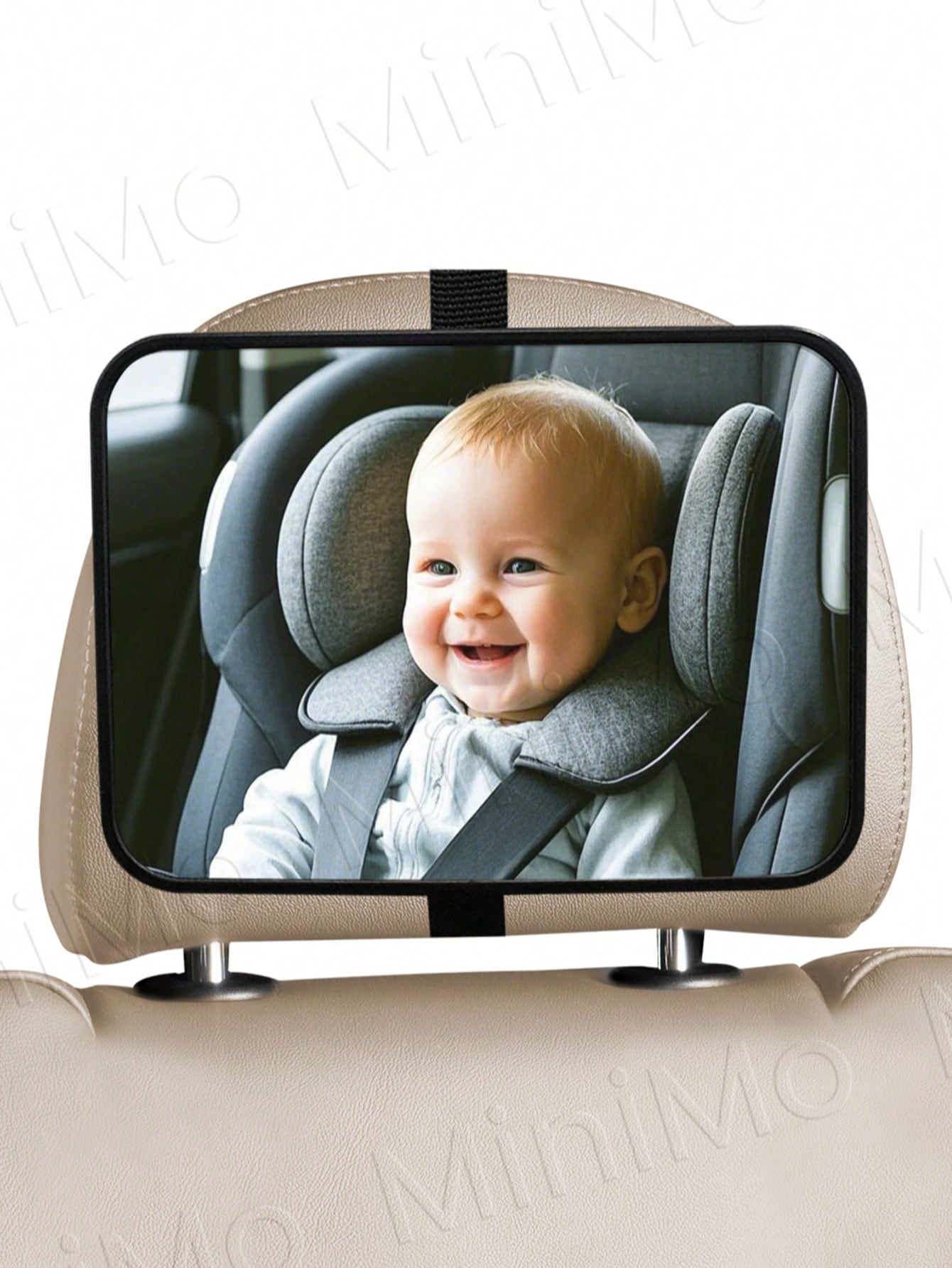 1pc Baby Car Rearview Mirror, Acrylic Material, Shatterproof And Crack-Resistant, Suitable For Rear-Facing Baby Car Seat, Wide And Clear View