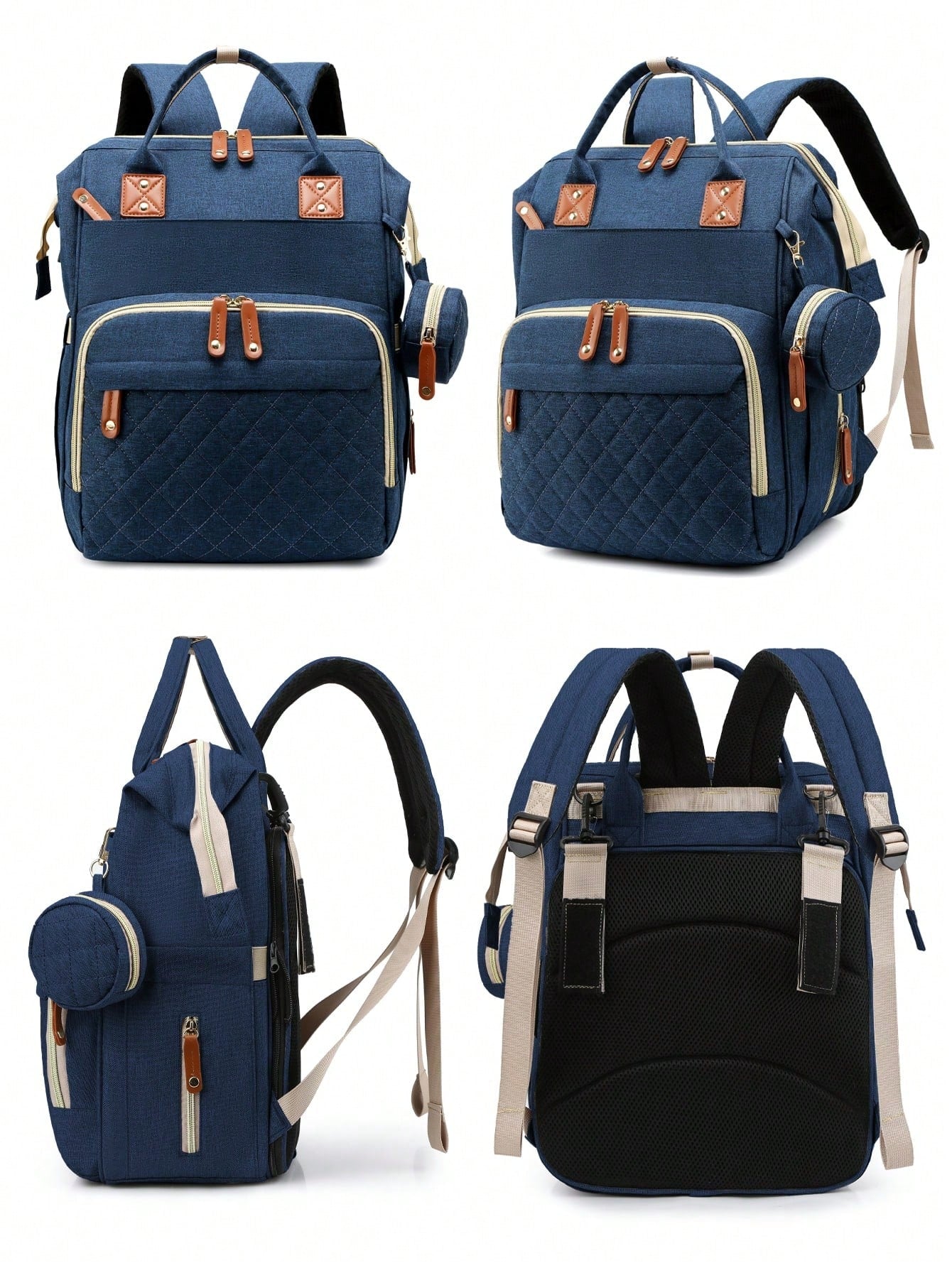 1pc Baby Diaper Bag Backpack, Multifunction Portable Waterproof Large Capacity Travel Baby Bags, Baby Stuff Organizer, Baby Registry Search, Baby Diaper Bags For Boys & Girls, Baby Shower Gifts, Newbo
