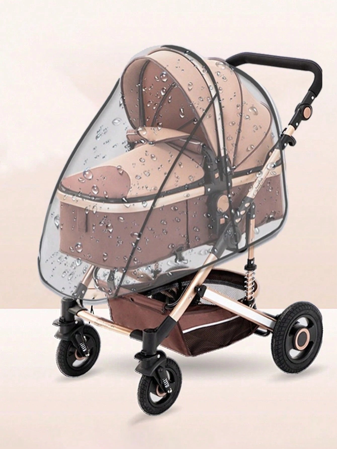 1pc Baby Stroller Rain Cover, Child Windshield Protector, Infant Umbrella Stroller Rain Poncho