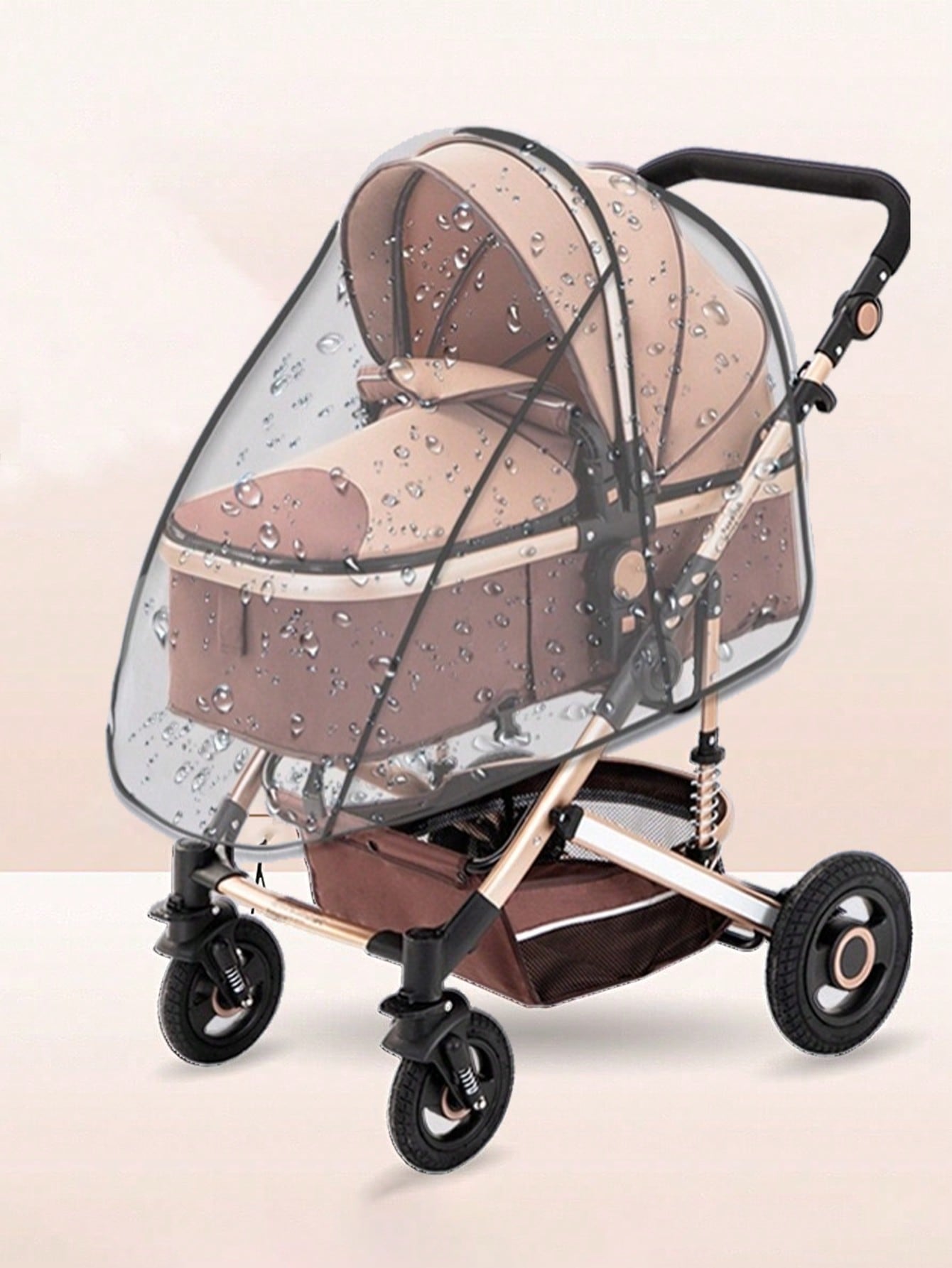 1pc Baby Stroller Rain Cover, Child Windshield Protector, Infant Umbrella Stroller Rain Poncho