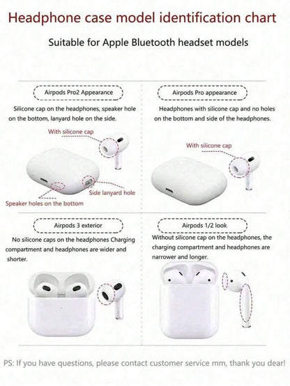 1pc Black 4 Case With Smooth White Polka Dot Pattern + Matching Pearl Strap Earphone Case Compatible With AirPods 1/2/3/Pro/Pro 2nd, Protective Cover