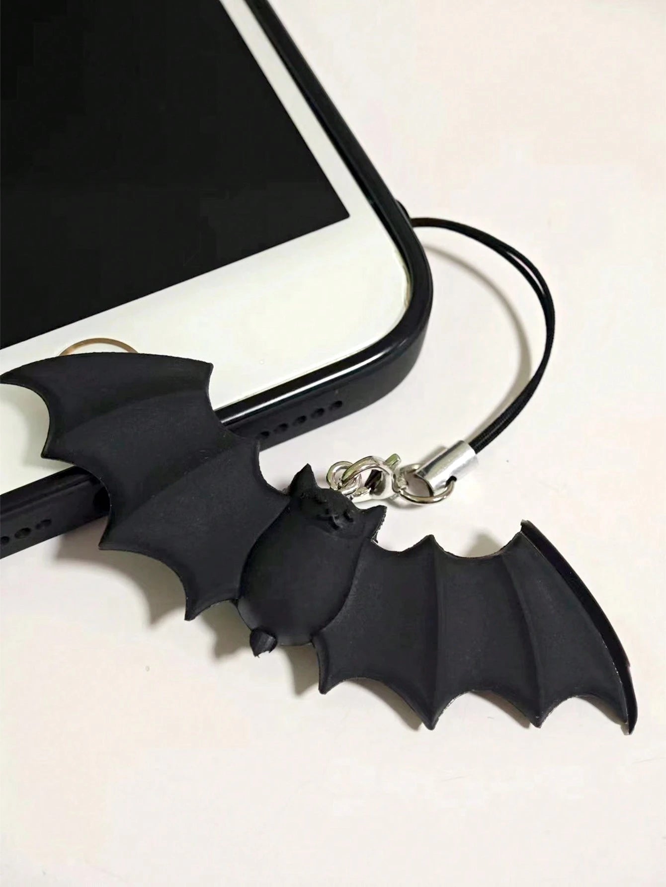 1pc Black Bat Mobile Phone Rope, Halloween Gift!