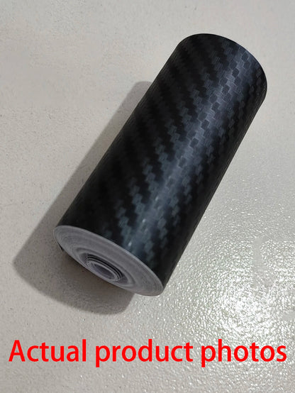 1pc Black Carbon Fiber Style 7cm*300cm Car Door Sill Guard Protector Strip For Diy And All Car Models