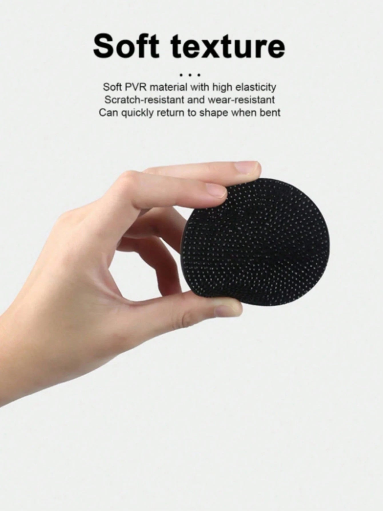 1PC Black Rhinestone Silicone Car Cup Holder Coaster, Artificial Diamond Car Interior Decoration, Non-Slip Storage Slot Door Pocket Mat