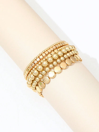 1pc Bohemian Starfish, Shell, Bead Anklet, Summer Beach Faux Pearl Vacation Anklet For Women