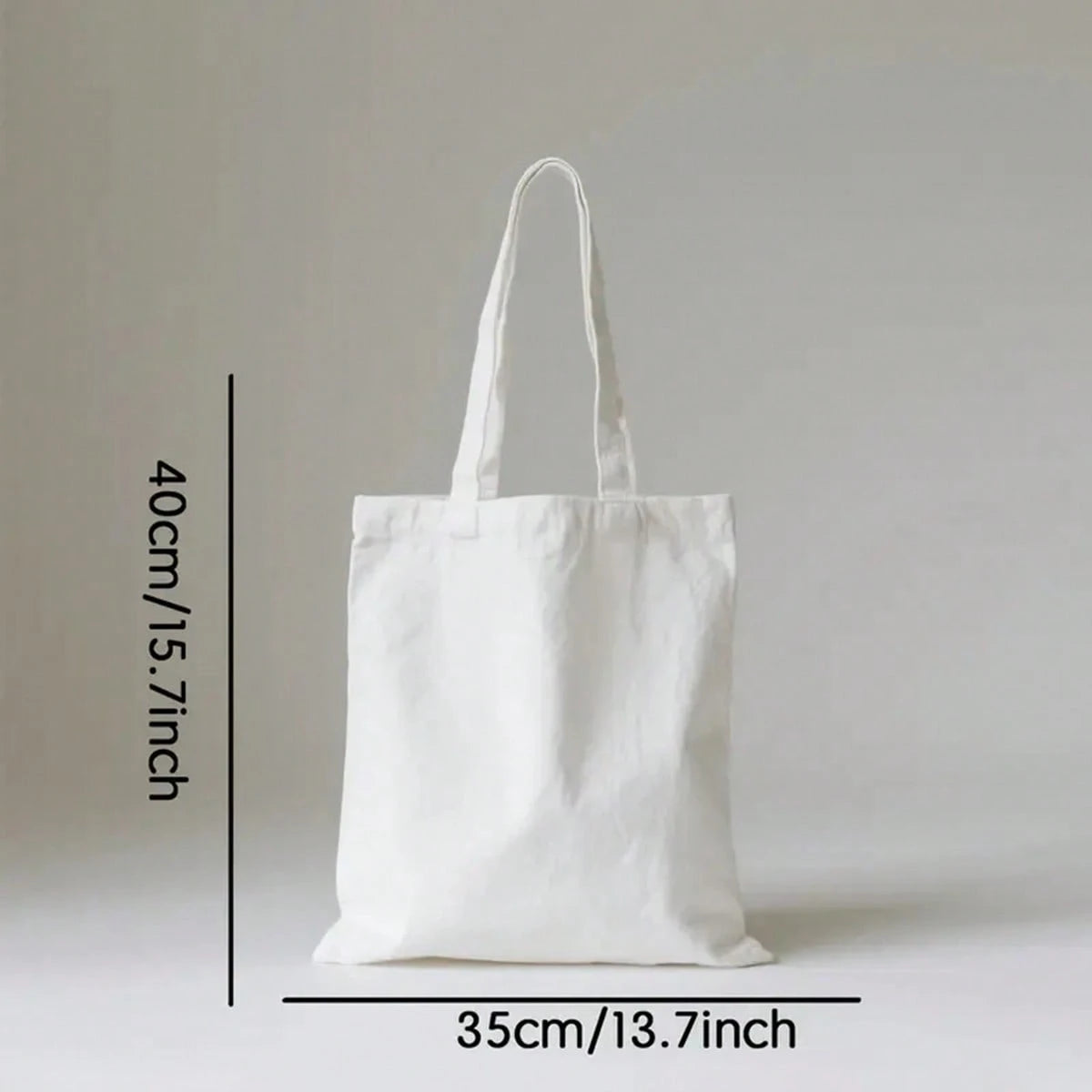 1pc Book-Themed Women's Large Tote Bag With Book Spine Design- Durable Canvas Reusable Grocery & Travel Bag, Sturdy Handle Shoulder Bag For Book Lovers Gift (Ideal For Shopping, Library, Daily Use)
