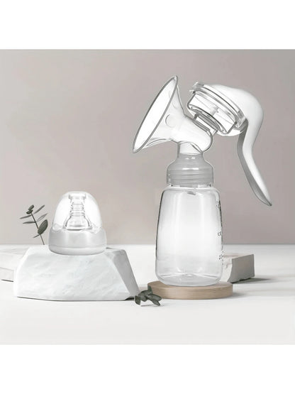 1pc Breast Pump Manual Postpartum Breast Pump Painless And High Suction Milking Machine For Pregnant And Postpartum Girl Portable Halloween Christmas Gift