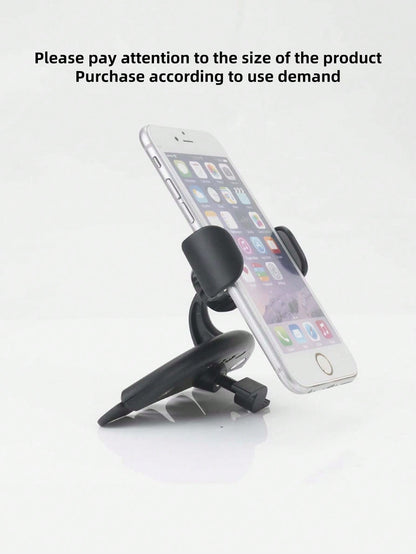 1pc Car CD Slot & Air Vent Mount Phone Holder Stand For Navigation