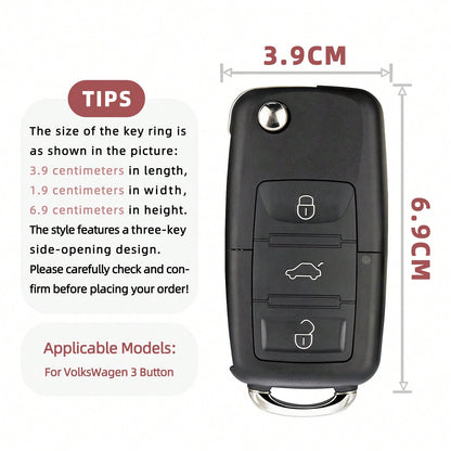 1pc Car Key Case-Fashion Prints,Suitable For Jetta Mk6, Polo Mk5, Golf Mk6, Tiguan Mk1, Passat B7, Passat NMS, Caddy Mk3, Beetle, Amarok, Touran Mk1. Advanced Soft-Touch, Does Not Block Signal, Unisex