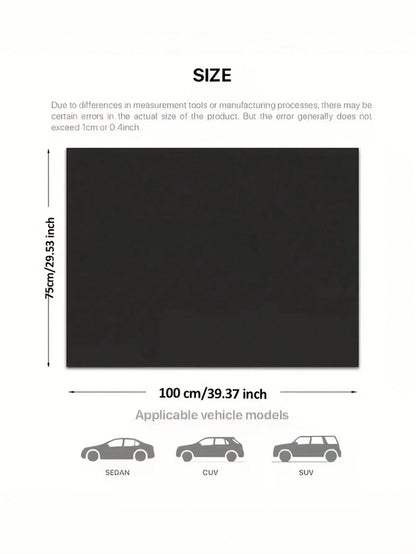 1pc Car Trunk Mat, 2D Flat, Bohemian Bouquet Car Trunk Mat, For Sedans, Trucks, And Suvs, All-Season, 2D Flat Print, Keeps Interior Clean, Ideal For Daily Commutes, Non-Woven Single-Layer Material, Ca