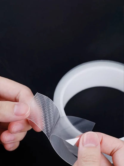 1pc Carbon Fiber Texture Car Door Sill Protector Sticker, Anti-scratch And Anti-kick, 7cm Width X 3m Length