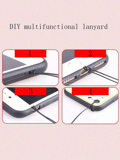 1pc Cheese Pink Keychain DIY Butterfly Wing, Heart, Star Phone Strap, Notebook Pendant Decoration