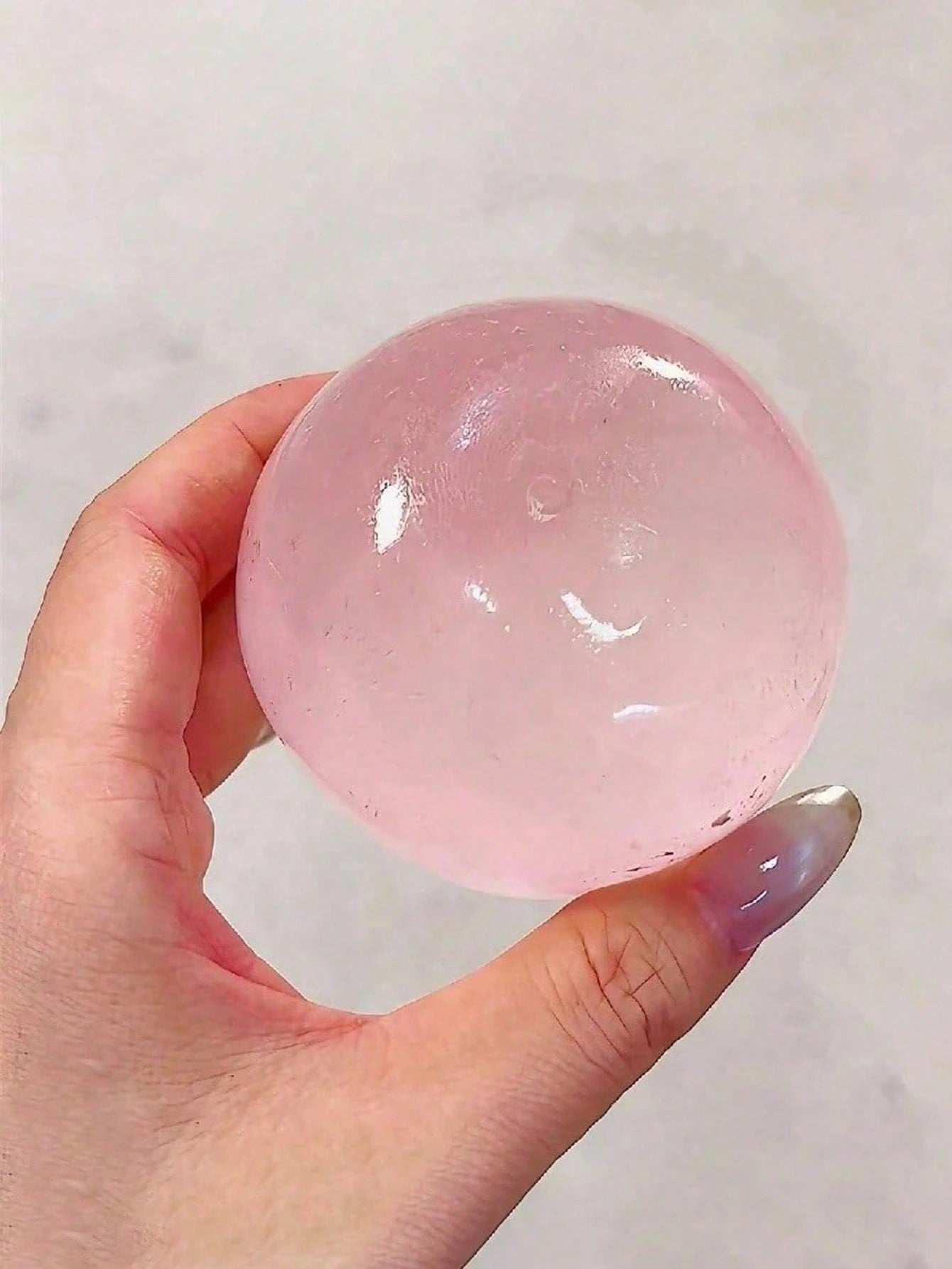 1pc Coconut Oil Slow Rebound Stress Ball, Anxiety Relief, Suitable For Classroom Rewards, Party Favors, Round Malt Squeeze Stress Relief, Best Office Desk Stress Relief Tool, Suitable For Holiday Gift