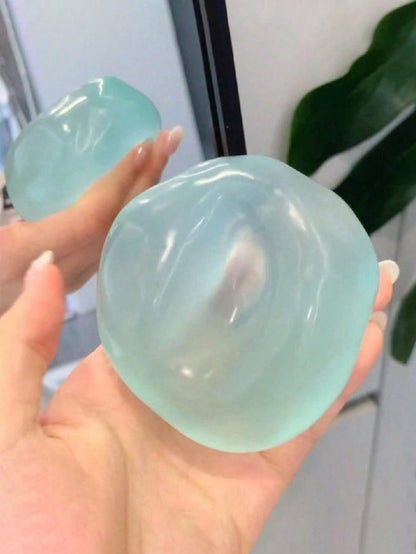 1pc Coconut Oil Slow Rebound Stress Ball, Anxiety Relief, Suitable For Classroom Rewards, Party Favors, Round Malt Squeeze Stress Relief, Best Office Desk Stress Relief Tool, Suitable For Holiday Gift