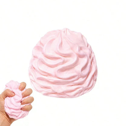 1pc Cream Squeeze Toy, Creamy Texture Cute Dessert Style, Multiple Colors To Choose From, Stress Relief Toy Relieves Hand Pressure, Easter Gift, Squeeze Toy, Stress Relief Toy, Anxiety And Relaxation