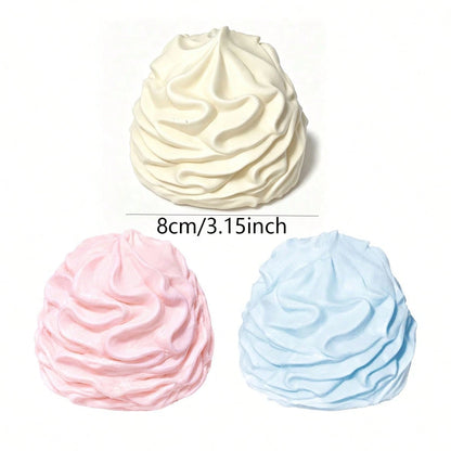 1pc Cream Squeeze Toy, Creamy Texture Cute Dessert Style, Multiple Colors To Choose From, Stress Relief Toy Relieves Hand Pressure, Easter Gift, Squeeze Toy, Stress Relief Toy, Anxiety And Relaxation