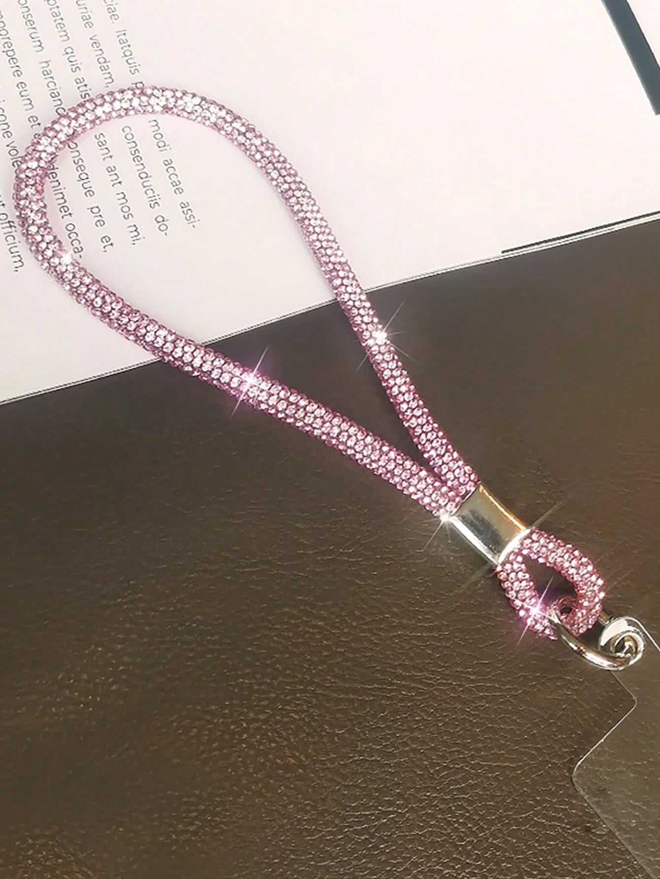 1pc Crystal Rhinestone Wrist Lanyard, High-End Luxury Rhinestone Hanging Decoration, Fashionable Short Strap Phone Case Lanyard, Anti-Lost Camera Chain