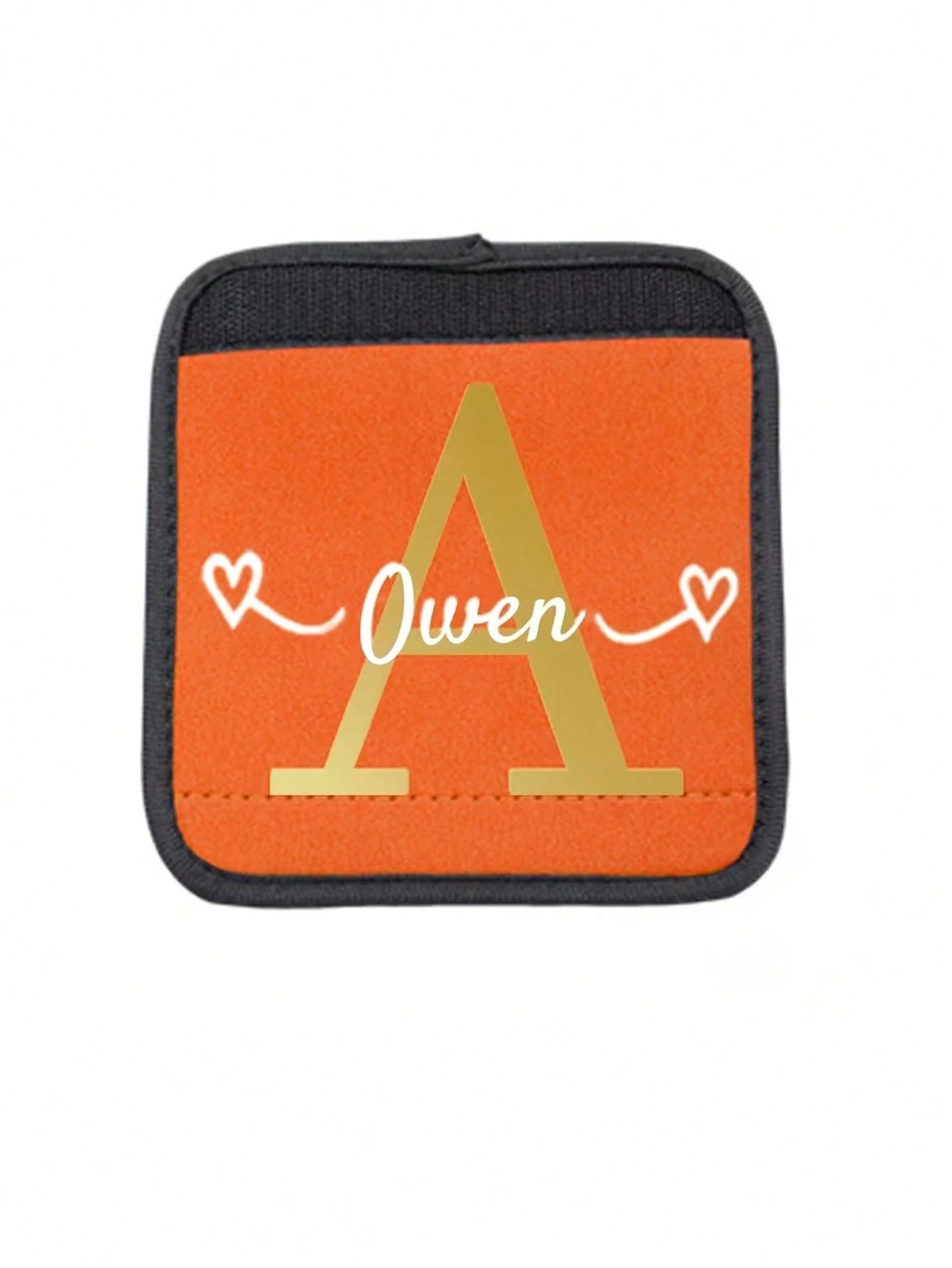 1pc Custom Name Luggage Handle Wrap, Personalized Suitcase Handle Wraps With Embroidery Text, Personalized Luggage Handle Wraps For Suitcas