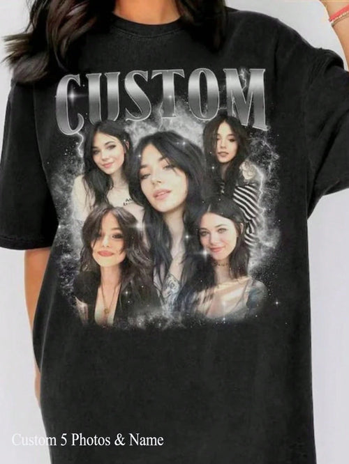 1pc Custom Vintage Graphic 90s Shirt, Custom Bootleg Rap Tee, Insert Your Design, Your Own Bootleg Idea Here, Gift For Her Him, 100% Cotton, S-3XL