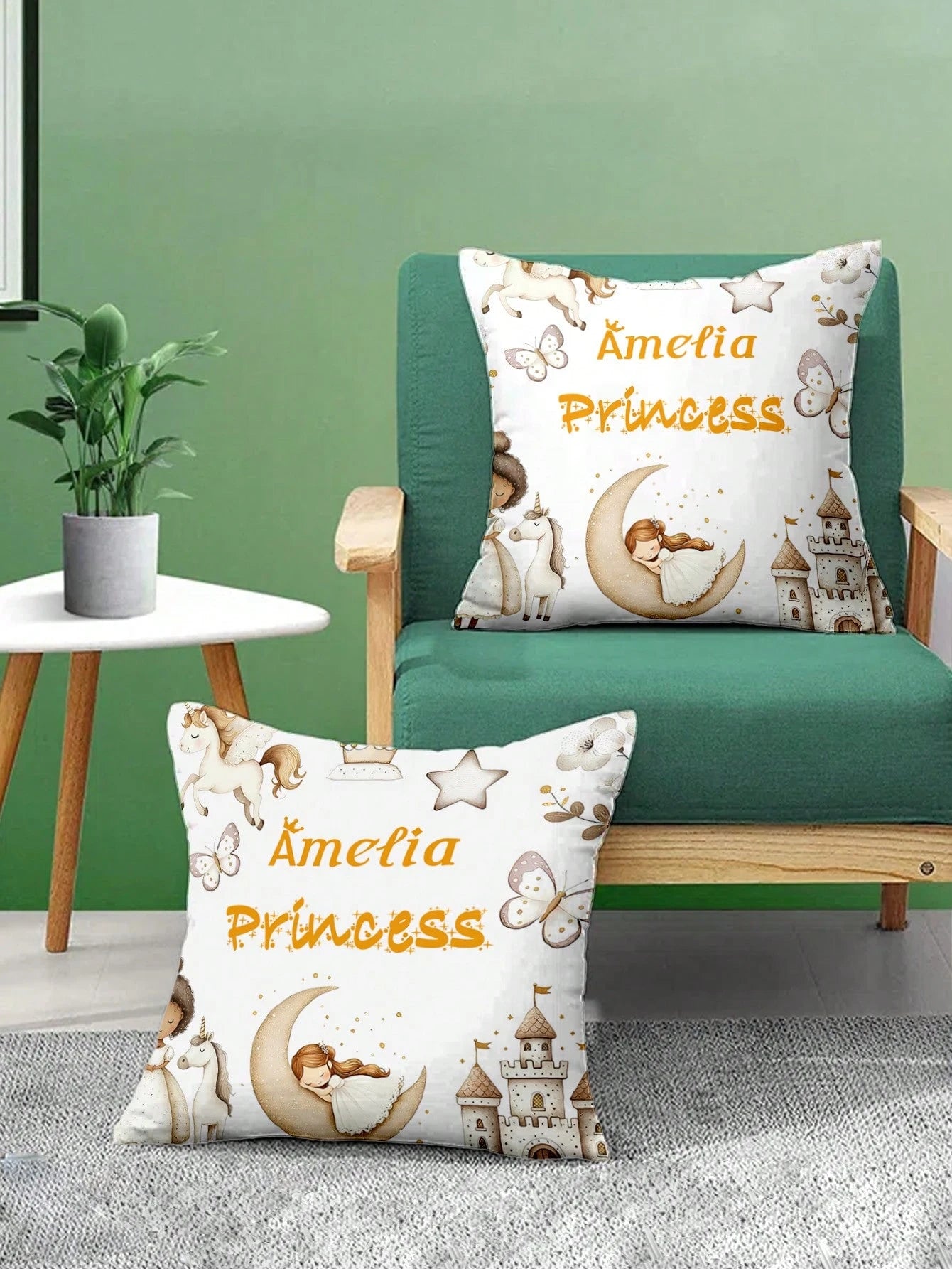 1pc Customizable Personalized Text Print Double-Sided Pillow Case, Suitable For Holiday Gifts, DIY Pattern Pillow Case, For Family, Friends And Yourself