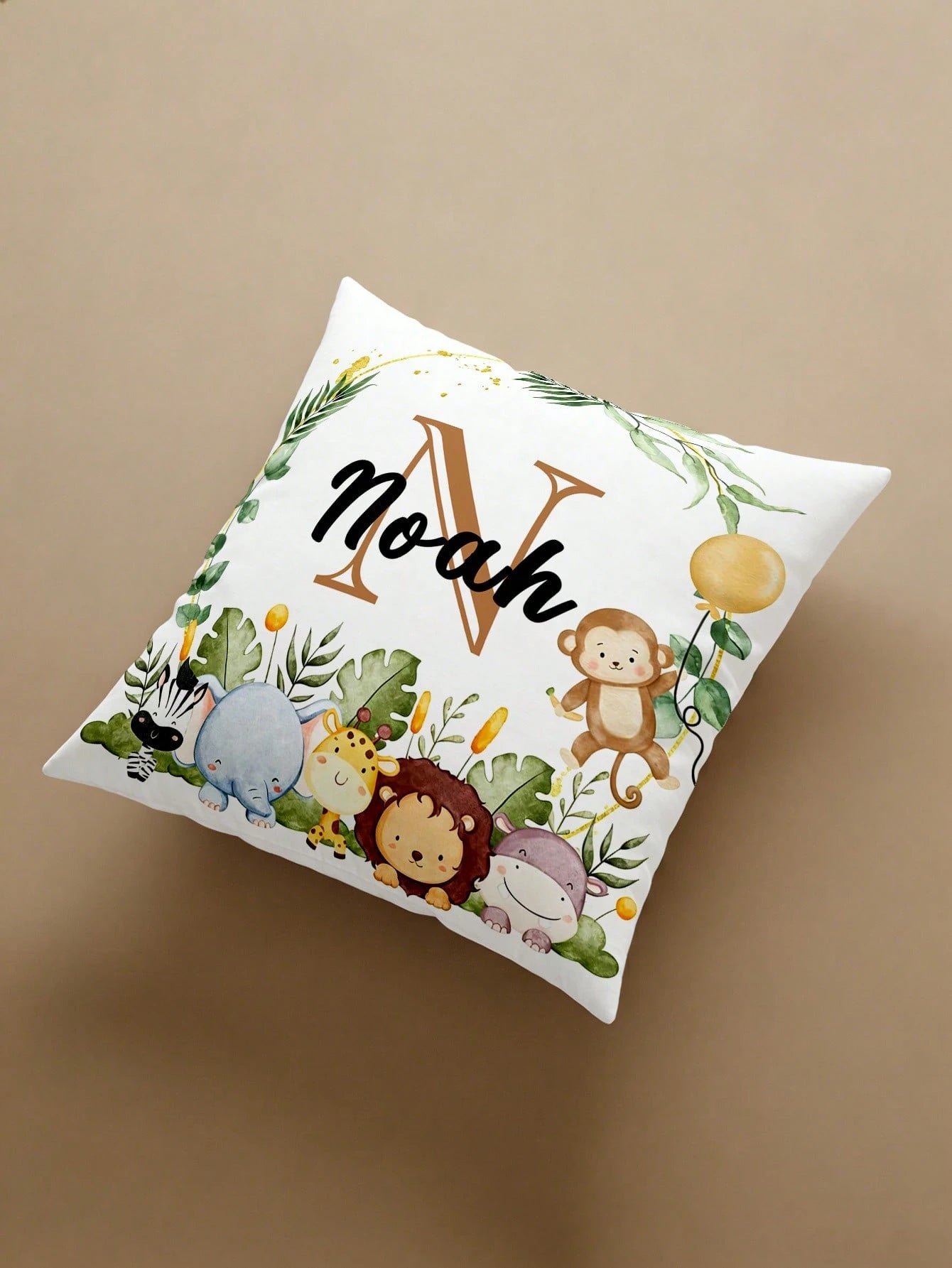 1pc Customizable Personalized Text Print Double-Sided Pillowcase, Suitable For Holiday Gifts, DIY Pattern Pillowcase, Gift For Family, Friends And Yourself