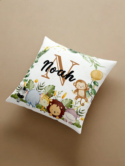 1pc Customizable Personalized Text Print Double-Sided Pillowcase, Suitable For Holiday Gifts, DIY Pattern Pillowcase, Gift For Family, Friends And Yourself