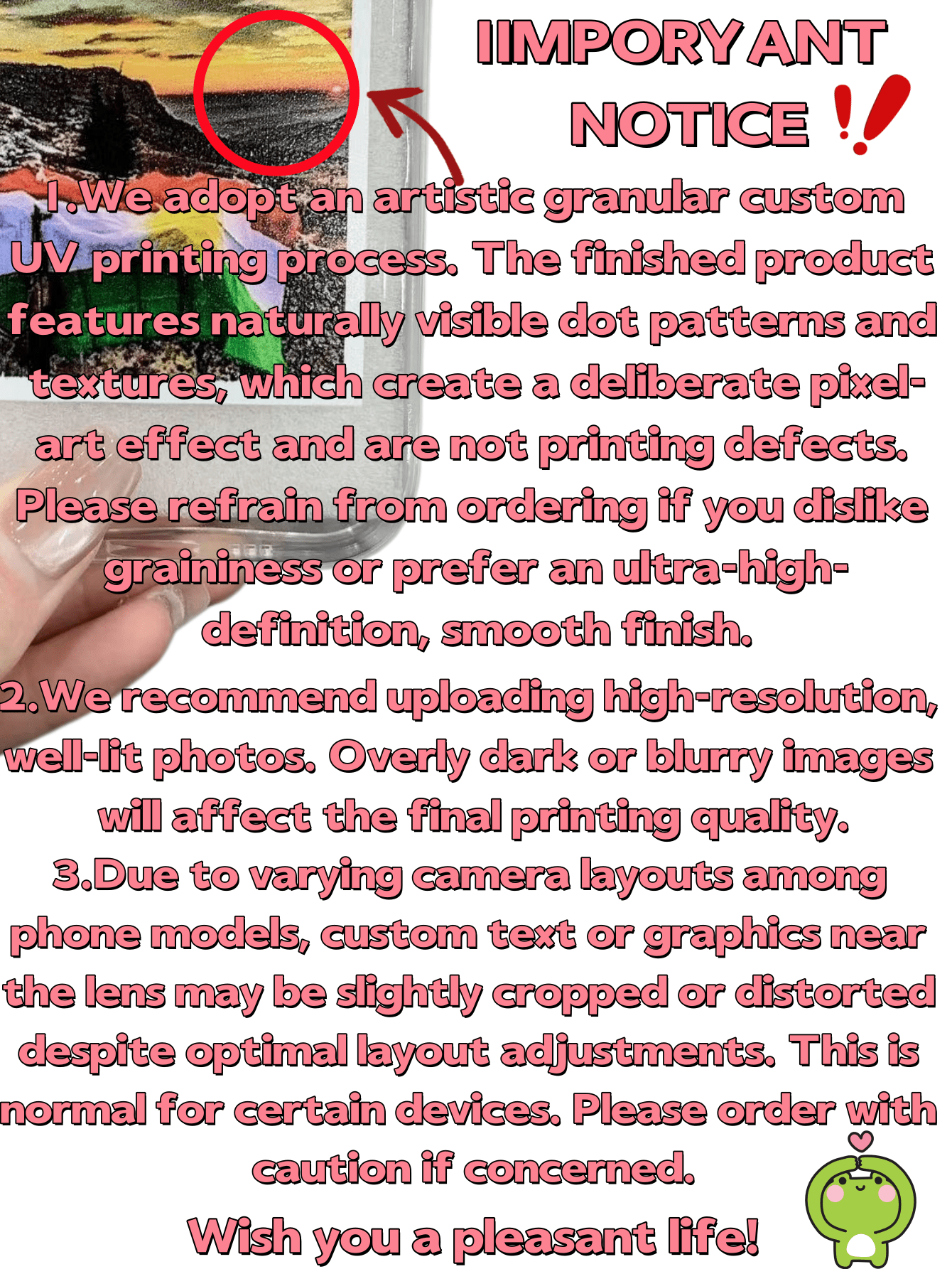 1pc Customizable Photo Phone Case, Personalized UV Printing Transparent Anti-Drop Protective Cover, Matte Texture, Compatible With 17/16/15/14/13/12/11, S20-S26 Series, Customized Gift, Valentine's Da