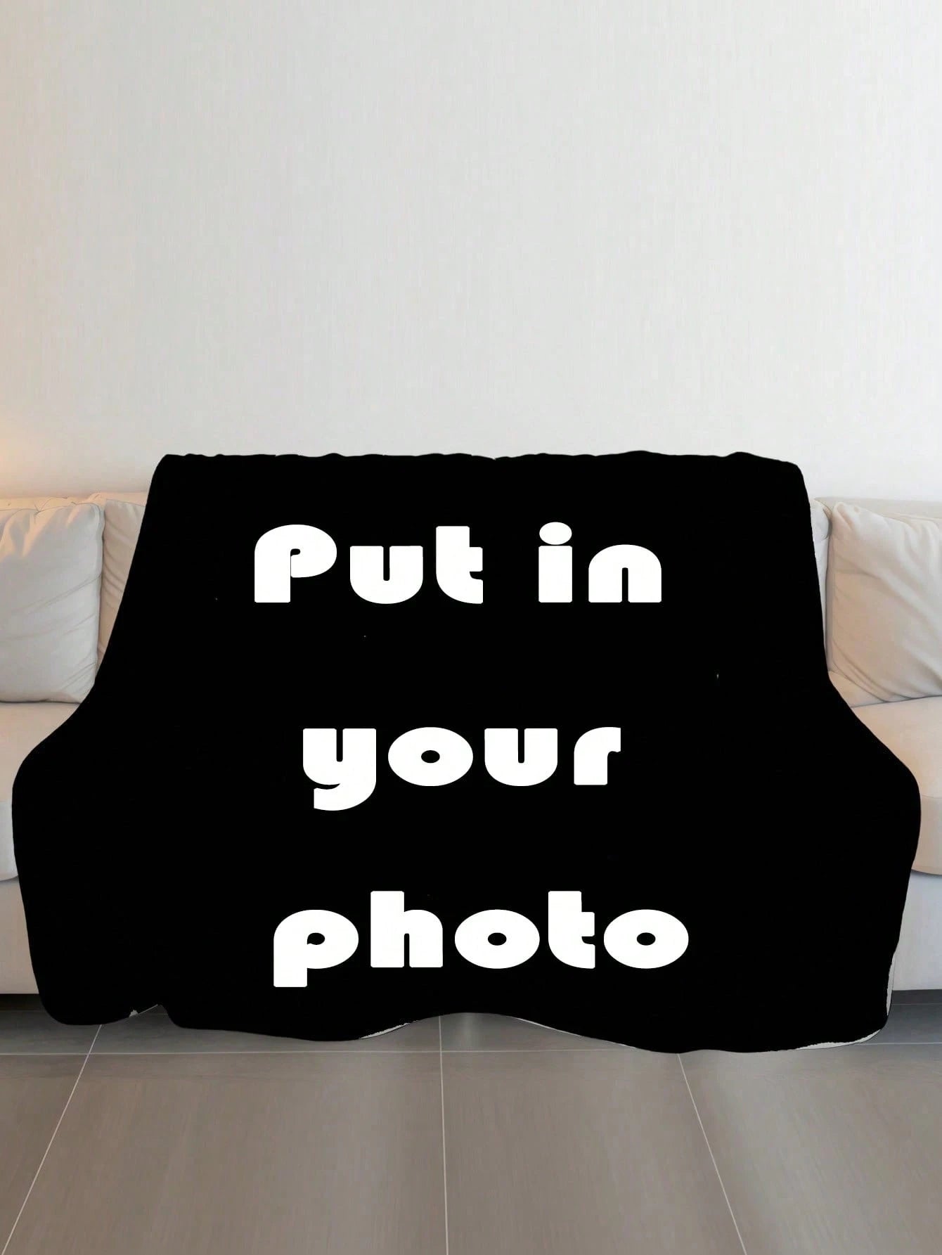 1pc Customized Text Blanket, Bedding/Sofa/Indoor/Outdoor Throw, Friend Gift, Washable Soft & Warm, Personalized Unique Ideal Gift For Birthday, Graduation, Sofa, Bed, Living Room