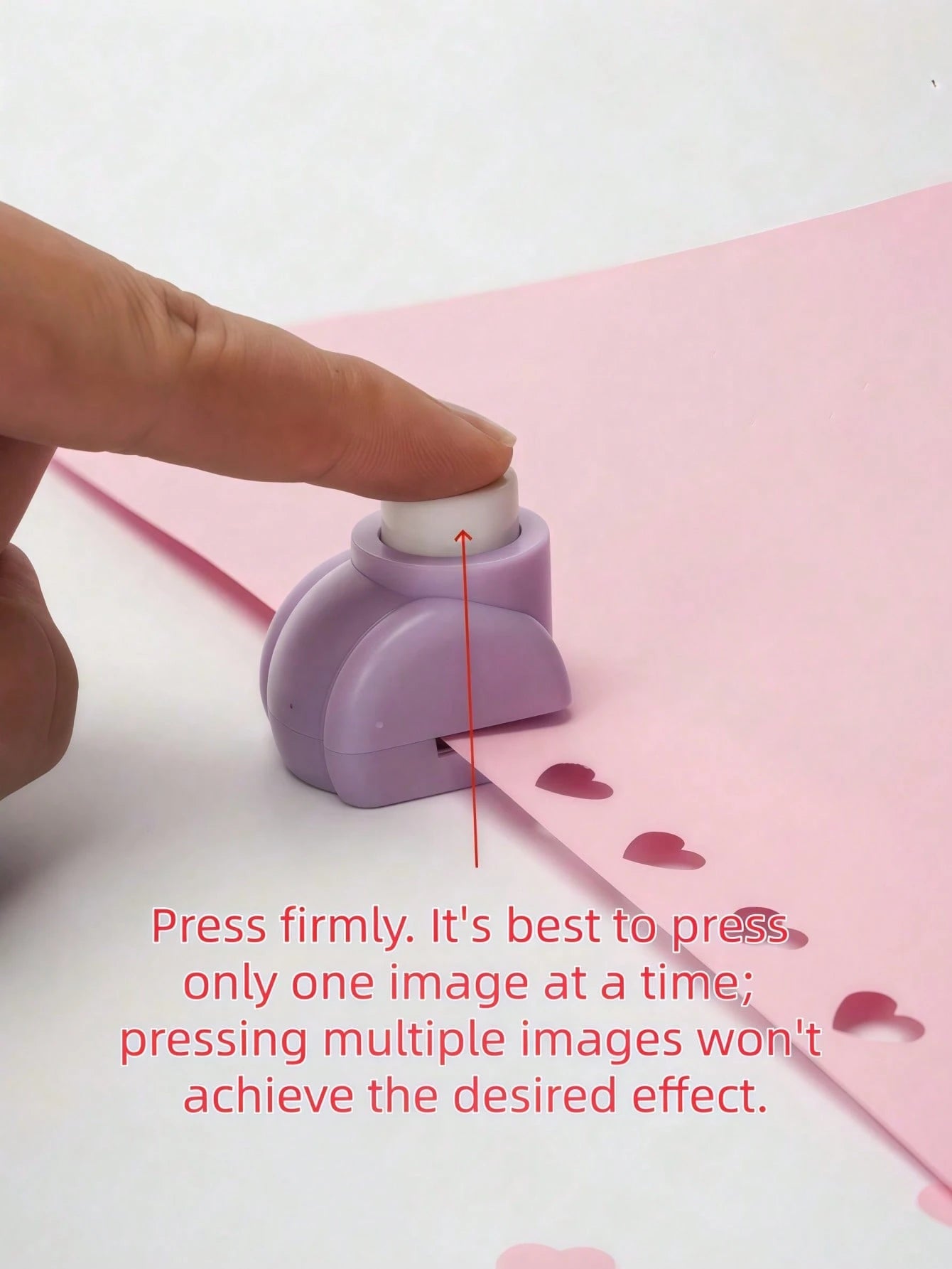1PC Cute Heart-Shaped Paper Punch For DIY Scrapbooking, Card Making, Crafting – Valentine's Day, Journal Supplies, Handmade Art Crafts, Office Stationery