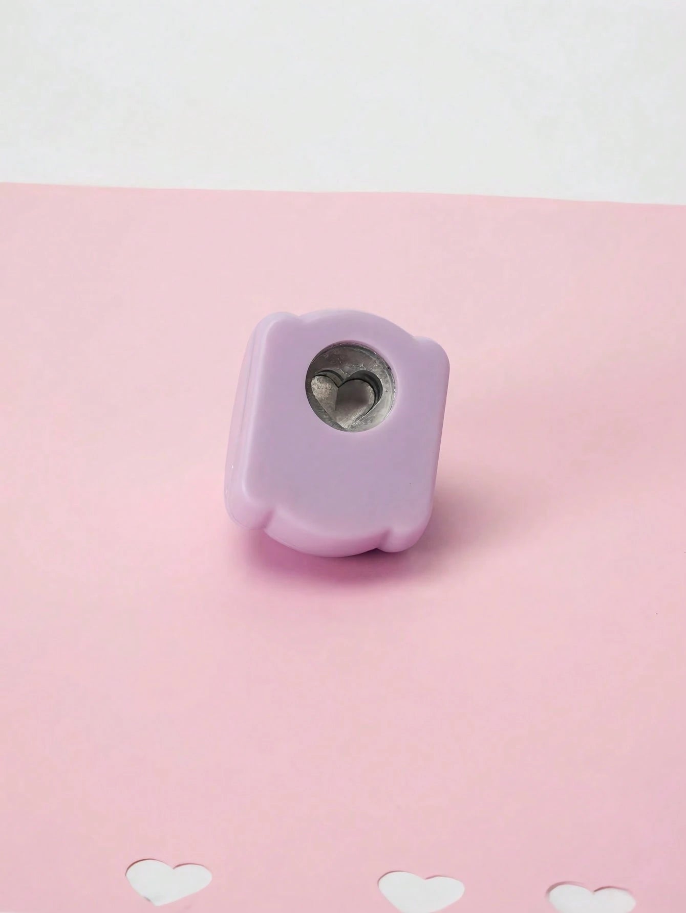 1PC Cute Heart-Shaped Paper Punch For DIY Scrapbooking, Card Making, Crafting – Valentine's Day, Journal Supplies, Handmade Art Crafts, Office Stationery