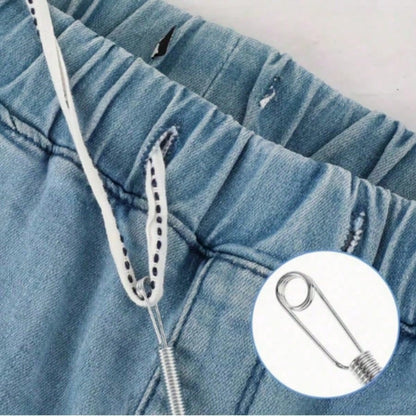 1pc Efficient Flexible Threader Spring Eyelet Cord Guide Tool For Sewing, Elastic Waistband Threading, Handmade Crafts, Tailoring, Home Sewing, DIY Essential, Practical Holiday Gift